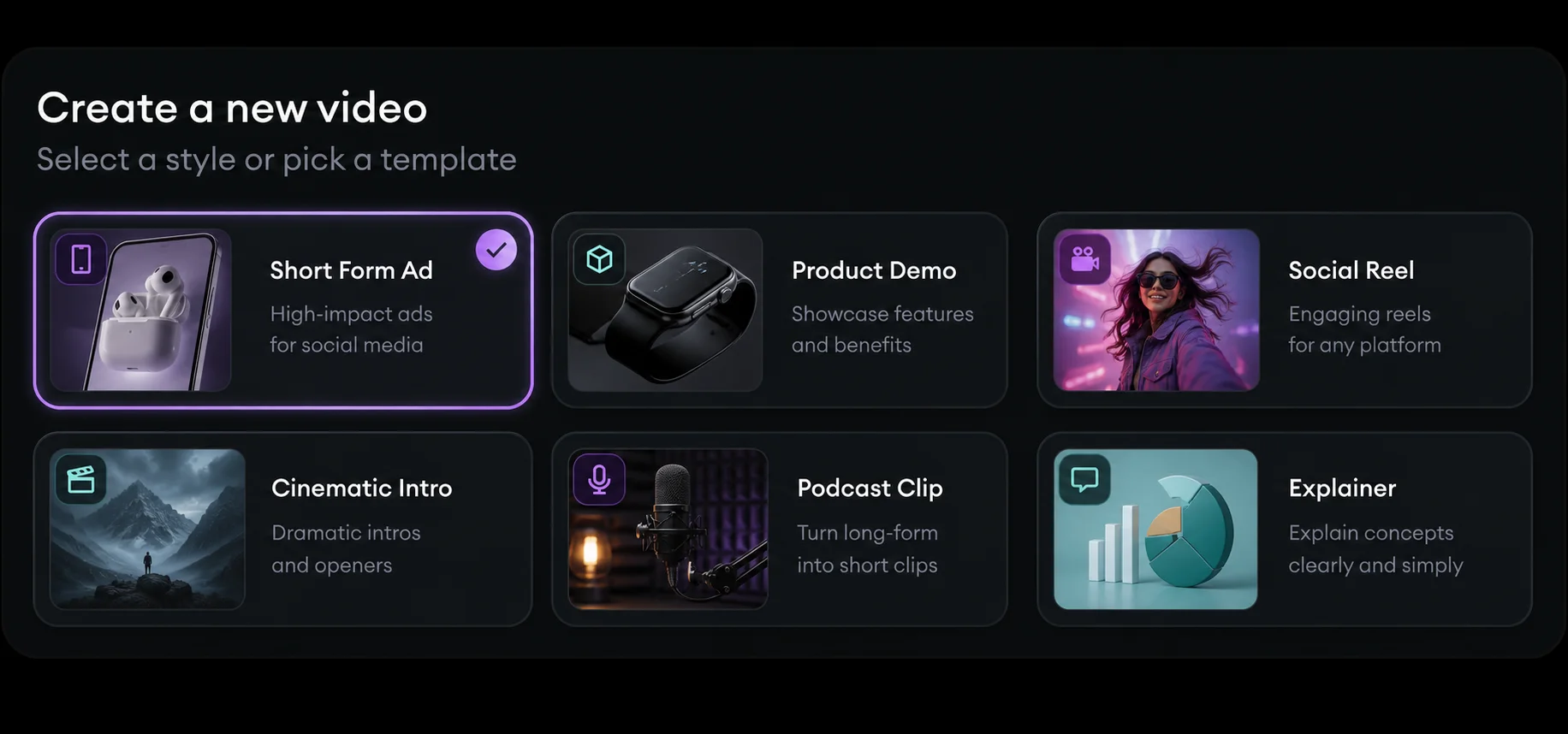 Video Styles & Templates